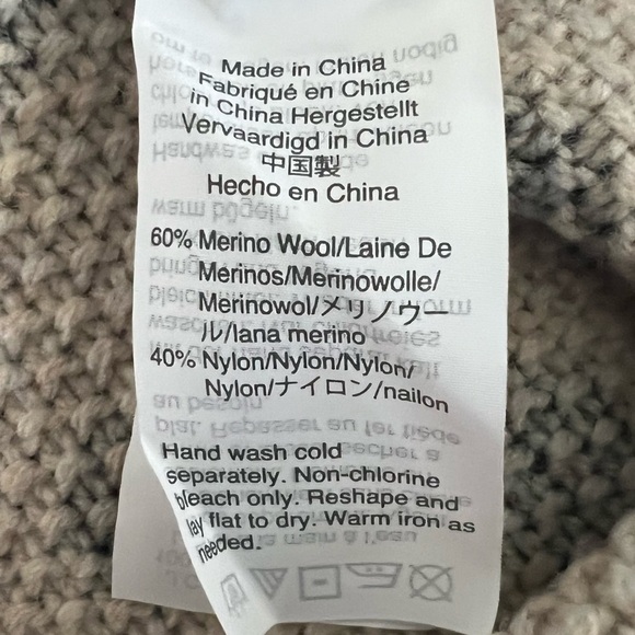 MADEWELL Leopard Dot Wool Blend Pullover Sweater Flare Sleeve Size XS NWT - Picture 12 of 14